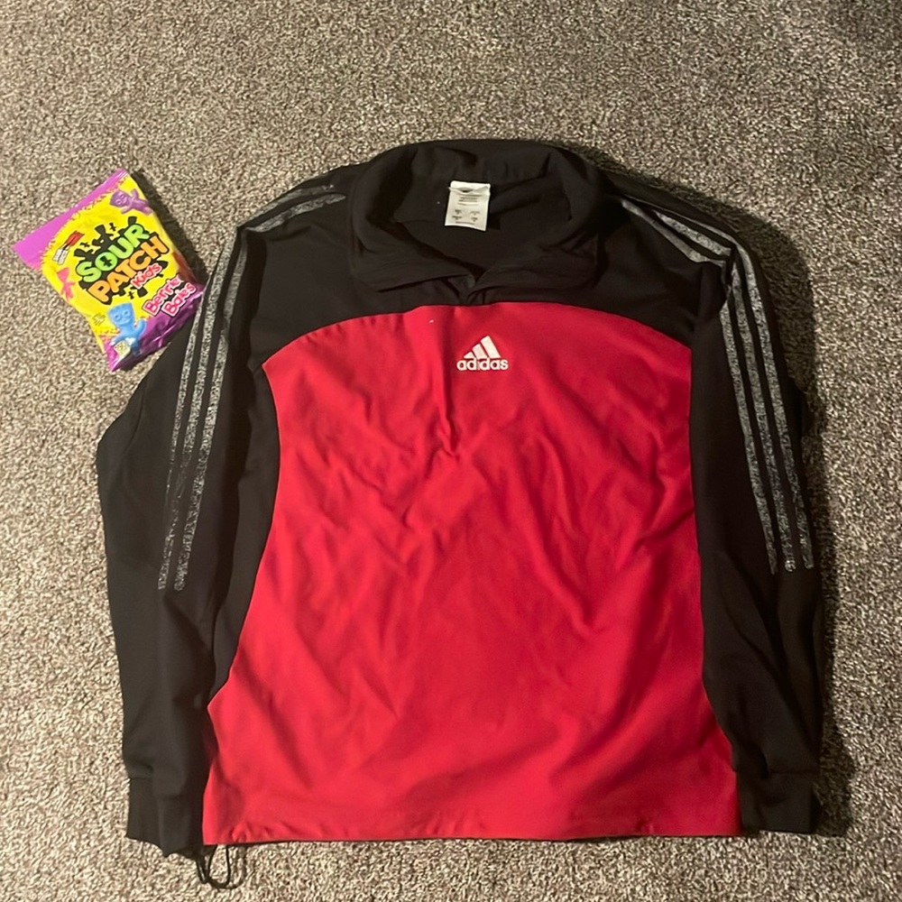 Addidas,Y2k half zip up jacket